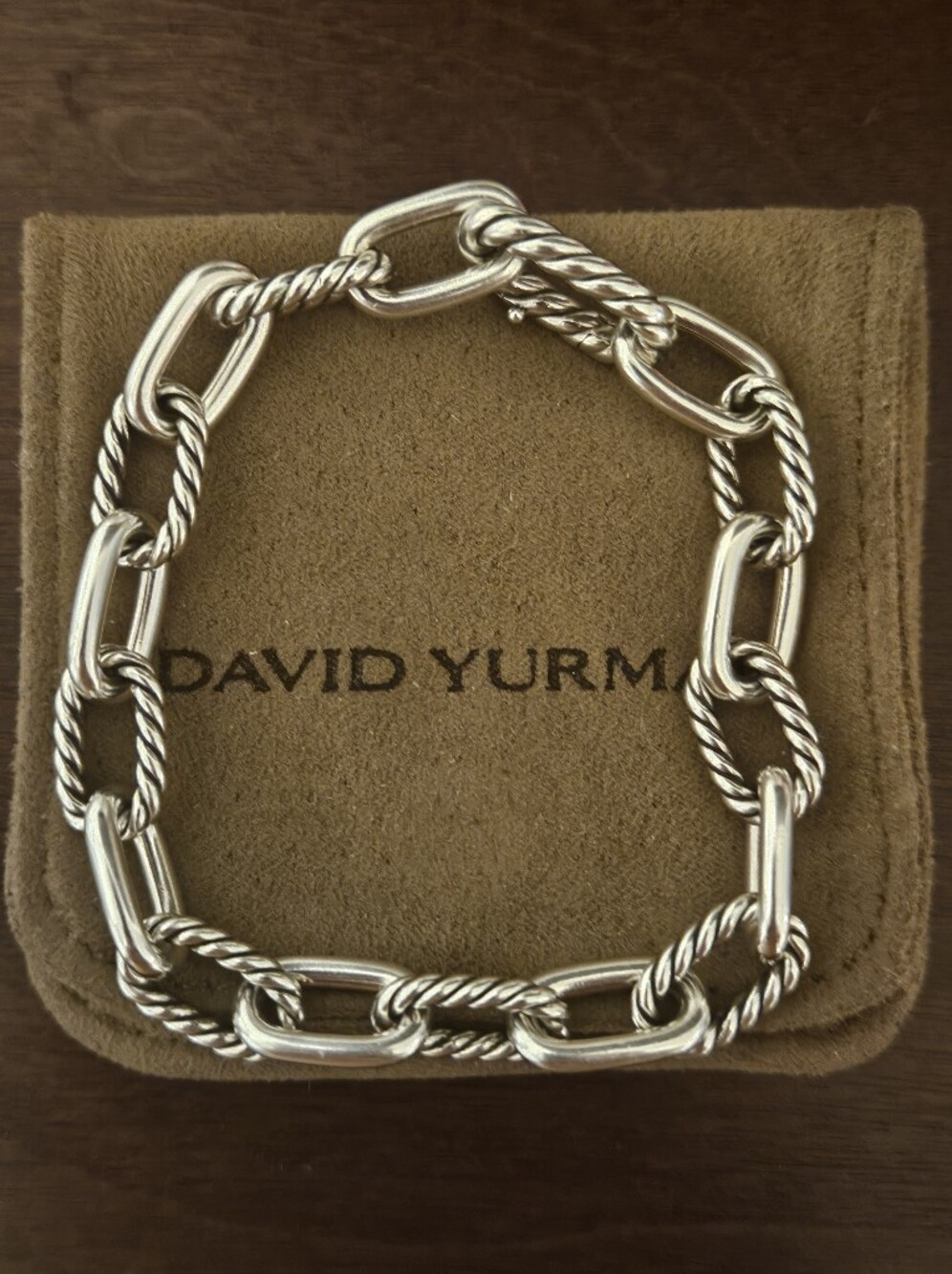 David Yurman Silver 8.5mm Madison Bracelet M